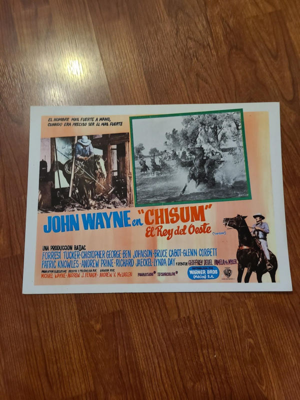 Chisum 1970 Mexican Lobby Cards