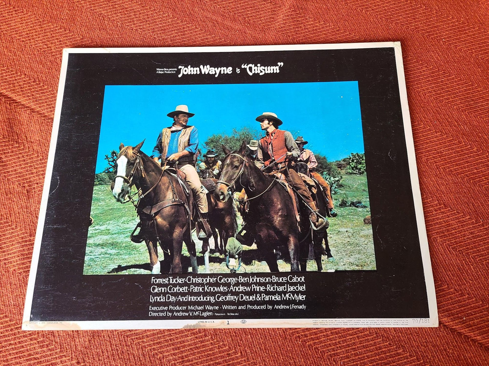 Chisum 1970 Western Lobby Cards
