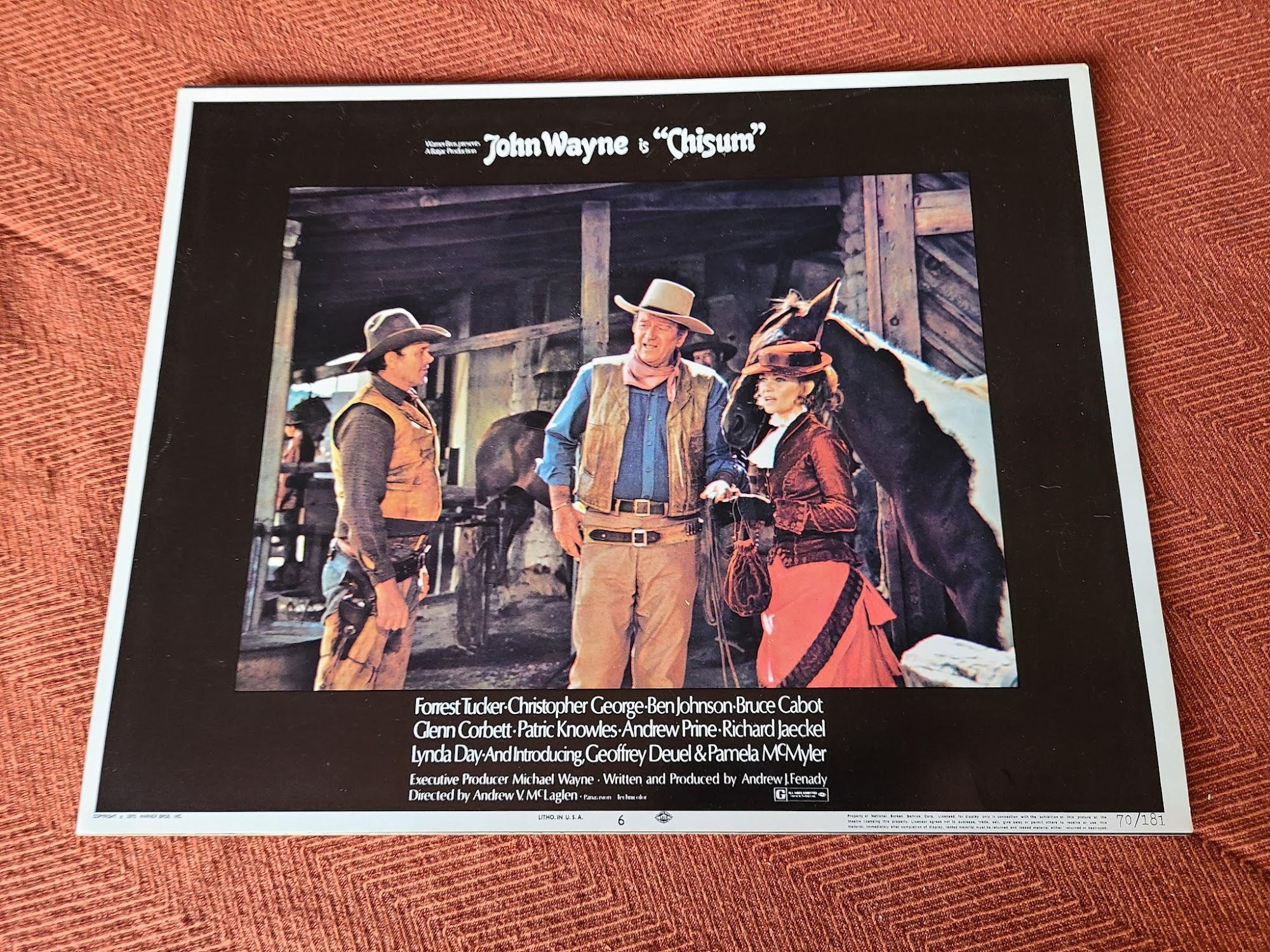 Chisum 1970 Western Lobby Cards