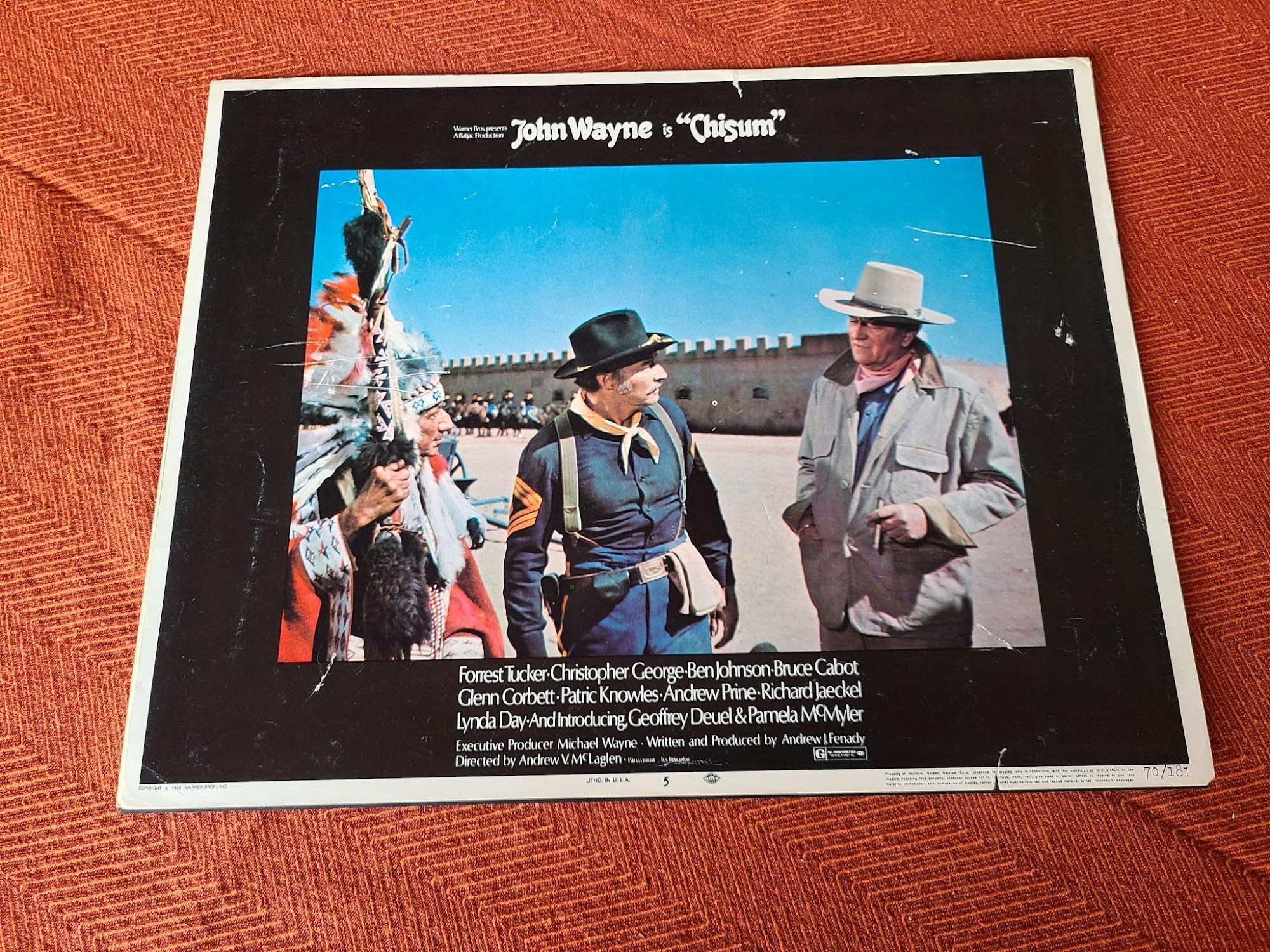 Chisum 1970 Western Lobby Cards