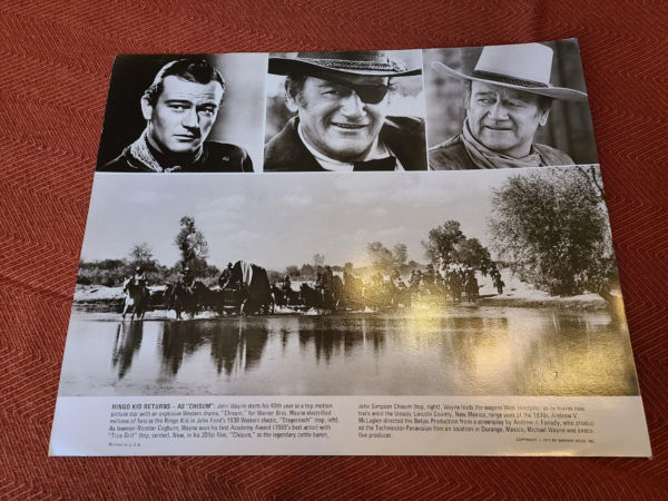Chisum 1970 Western Lobby Cards