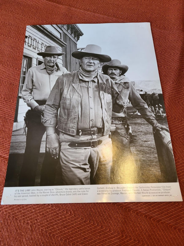 Chisum 1970 Western Lobby Cards