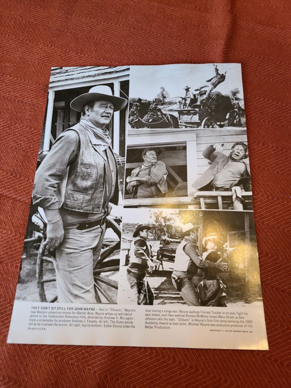 Chisum 1970 Western Lobby Cards