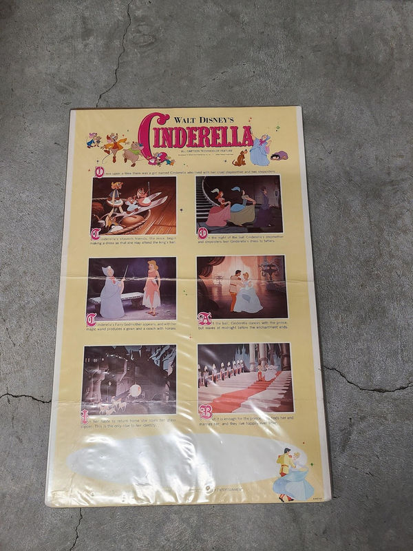Cinderella 1950 Window Cards