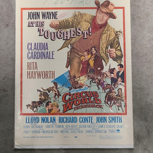 Circus World 1964 Window Cards