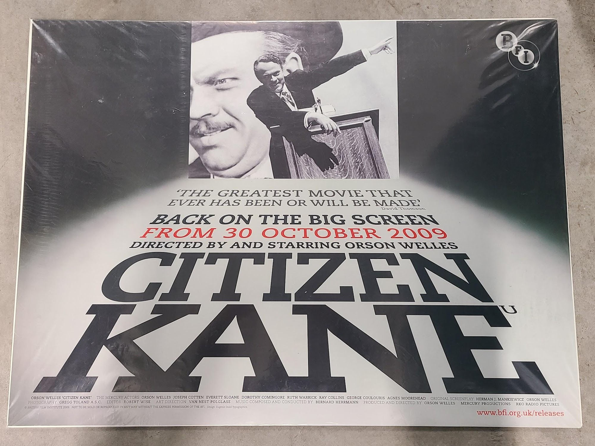 Citizen Kane 1941 UK/US 30x40