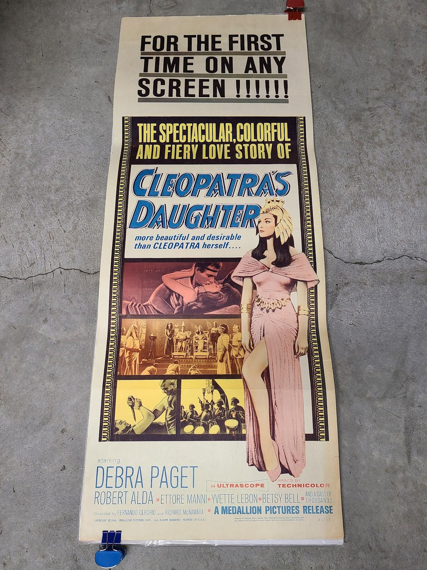 Cleopatra's Daughter 1963 Inserts