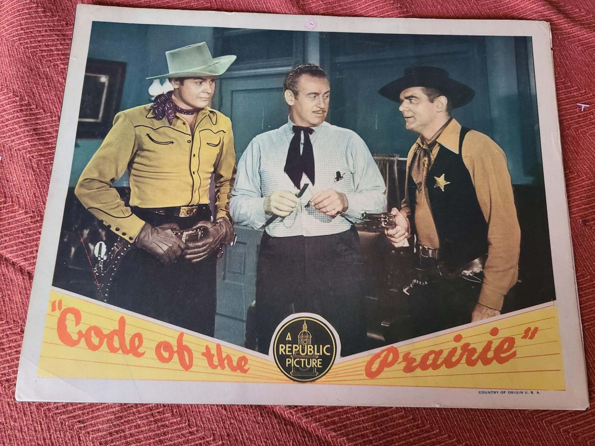 Code of the Prairie 1944 Western Lobby Cards