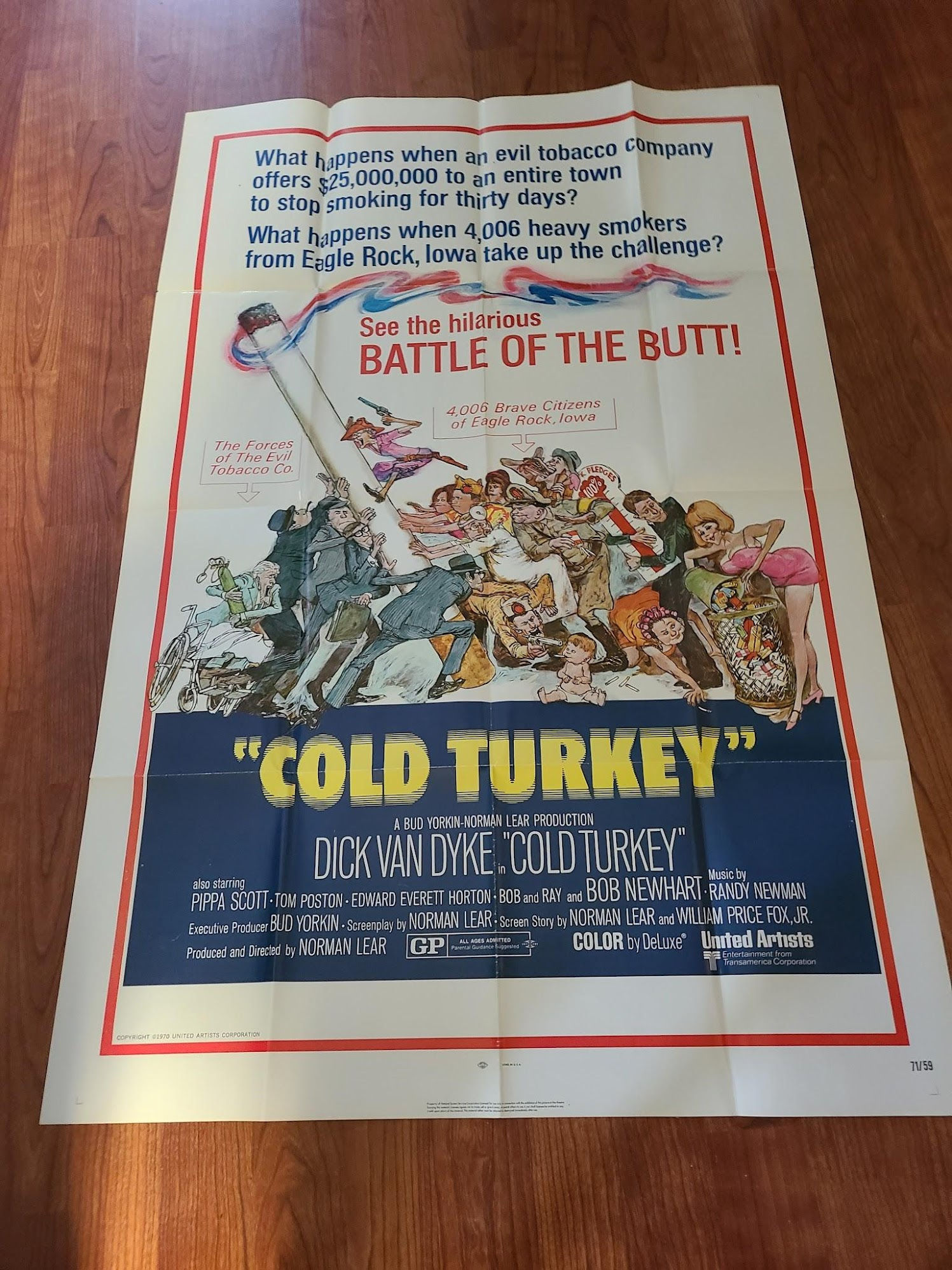 Cold Turkey 1971 1 Sheets/US