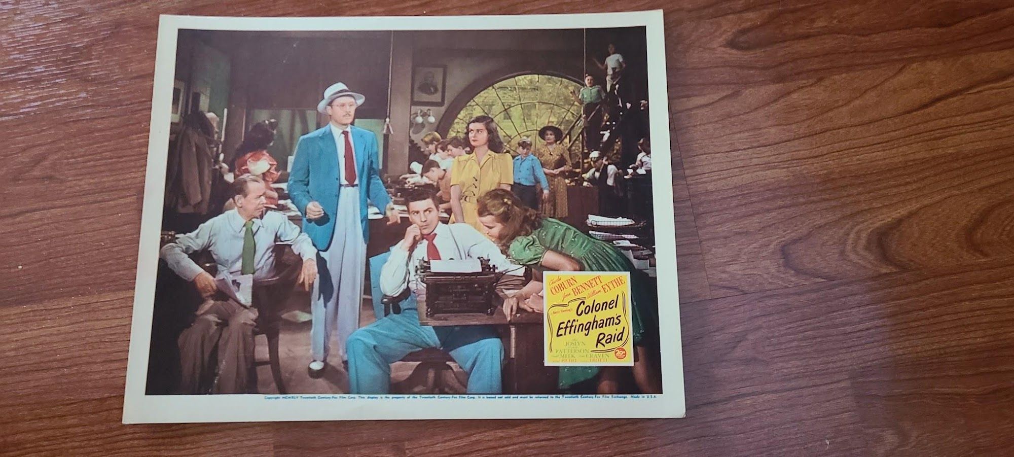 Colonel Effingham's Raid 1945 General Lobby Cards