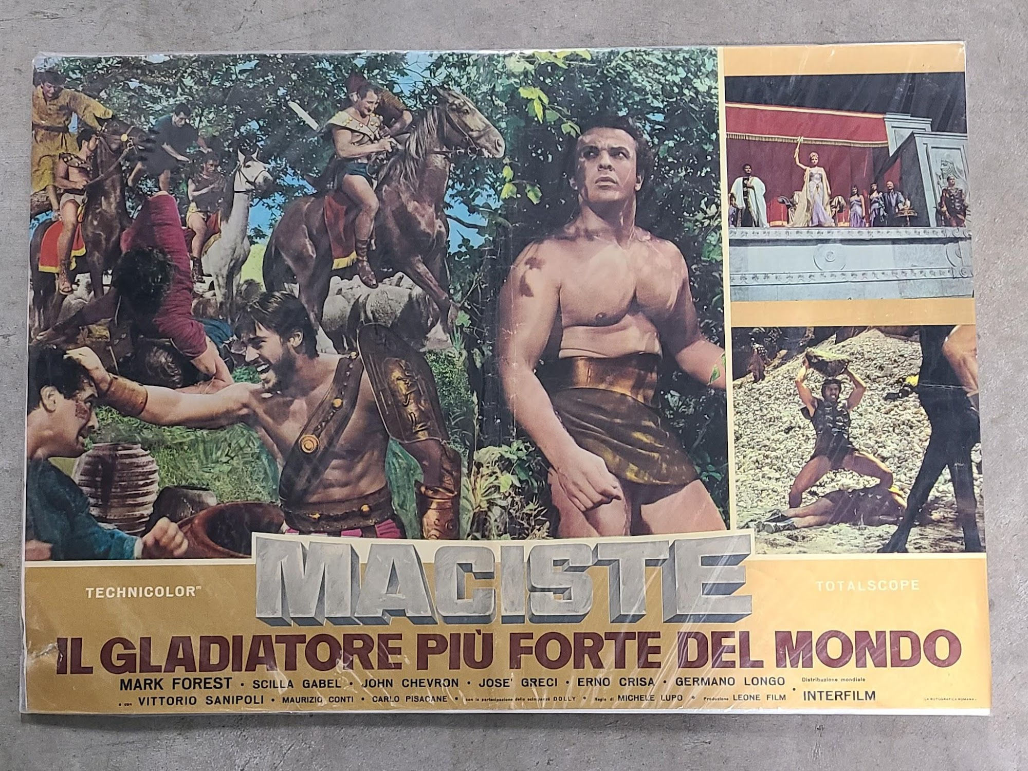 Colossus Of The Arena 1962 Fotobusta