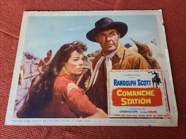 Comanche Station 1960 Western Lobby Cards