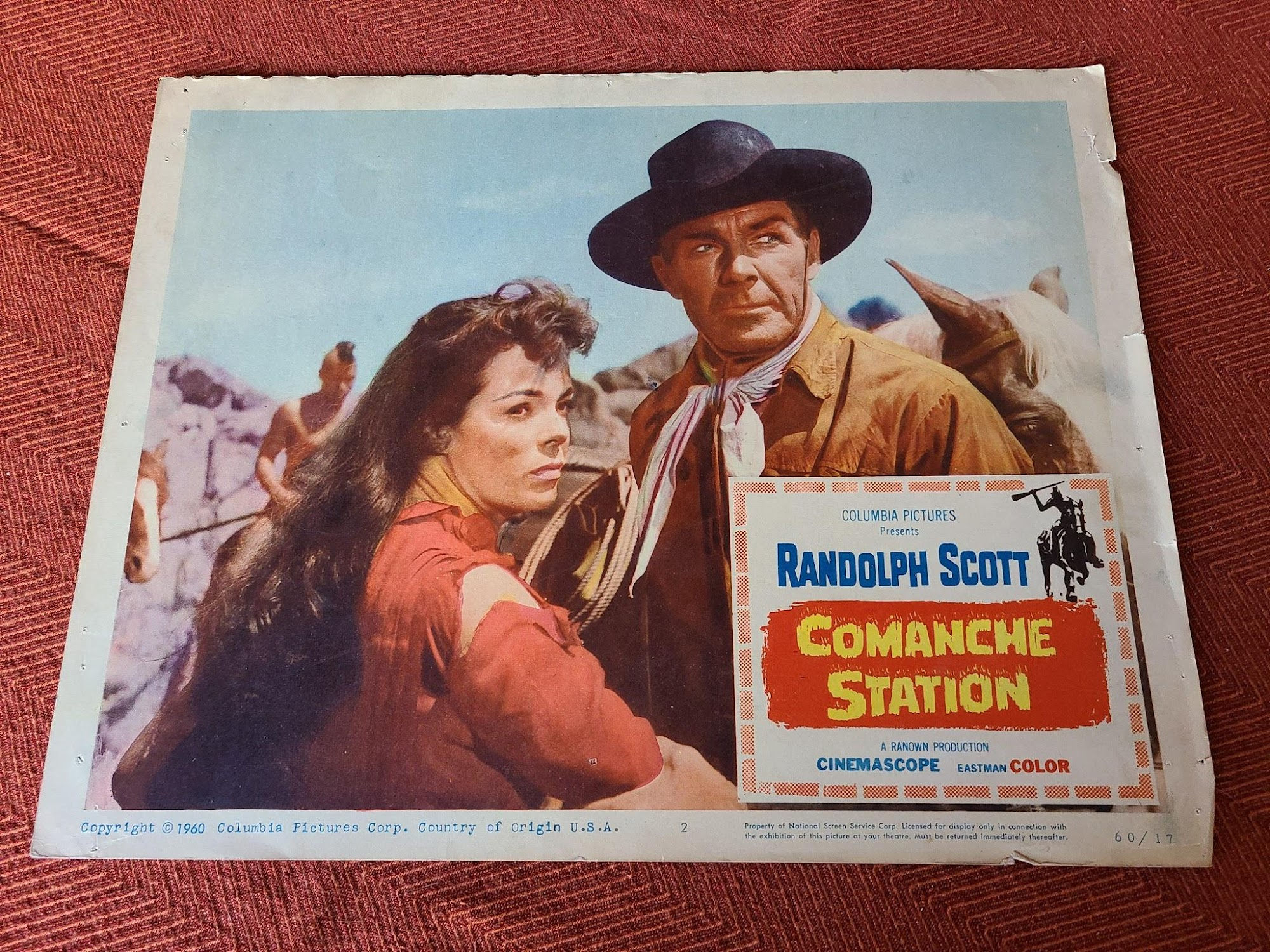 Comanche Station 1960 Western Lobby Cards