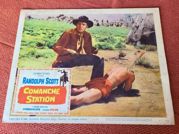 Comanche Station 1960 Western Lobby Cards