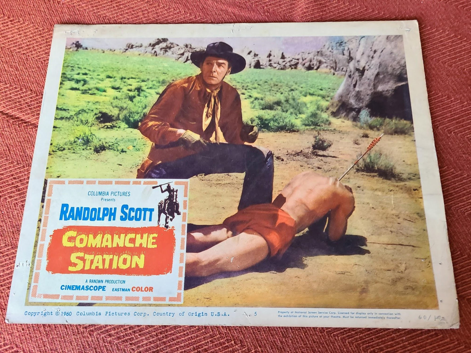 Comanche Station 1960 Western Lobby Cards