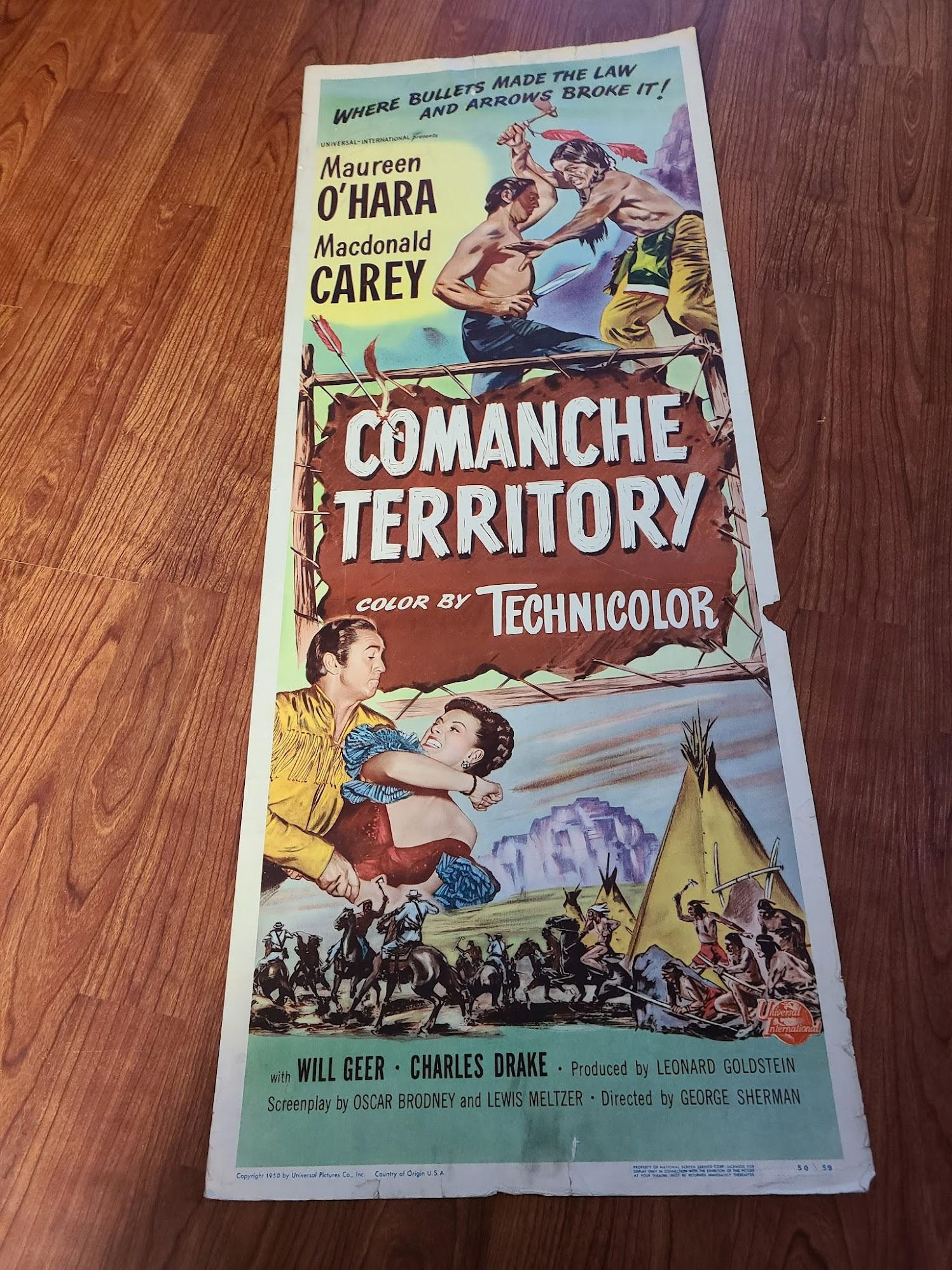 Comanche Territory 1950 Inserts