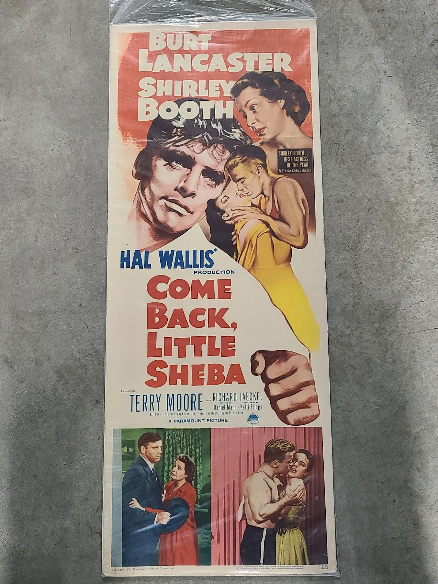 Come Back Little Sheba 1952 Inserts