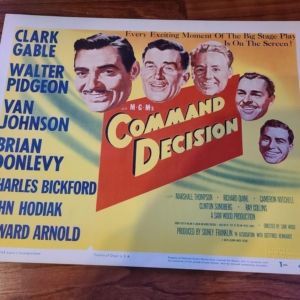 Command Decison 1948 Military/Aviation Lobby Cards