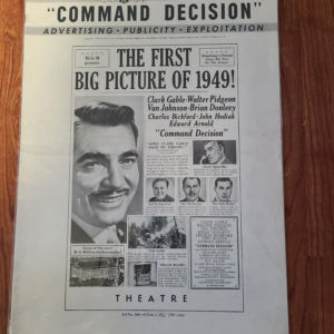 Command Decison 1949 Press Books