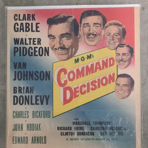 Command Decison 1949 Window Cards