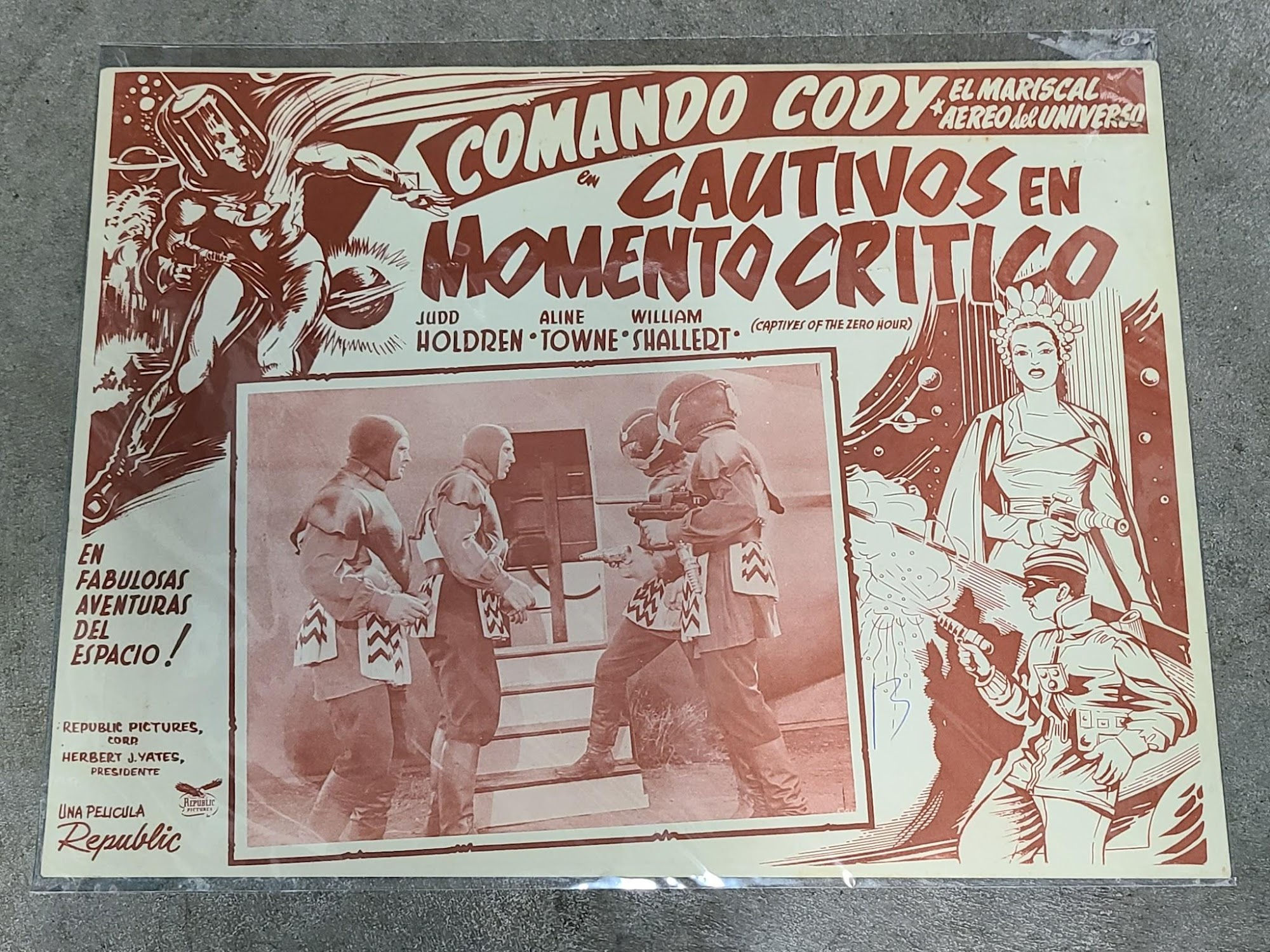 Commando Cody 1953 Mexican Lobby Cards