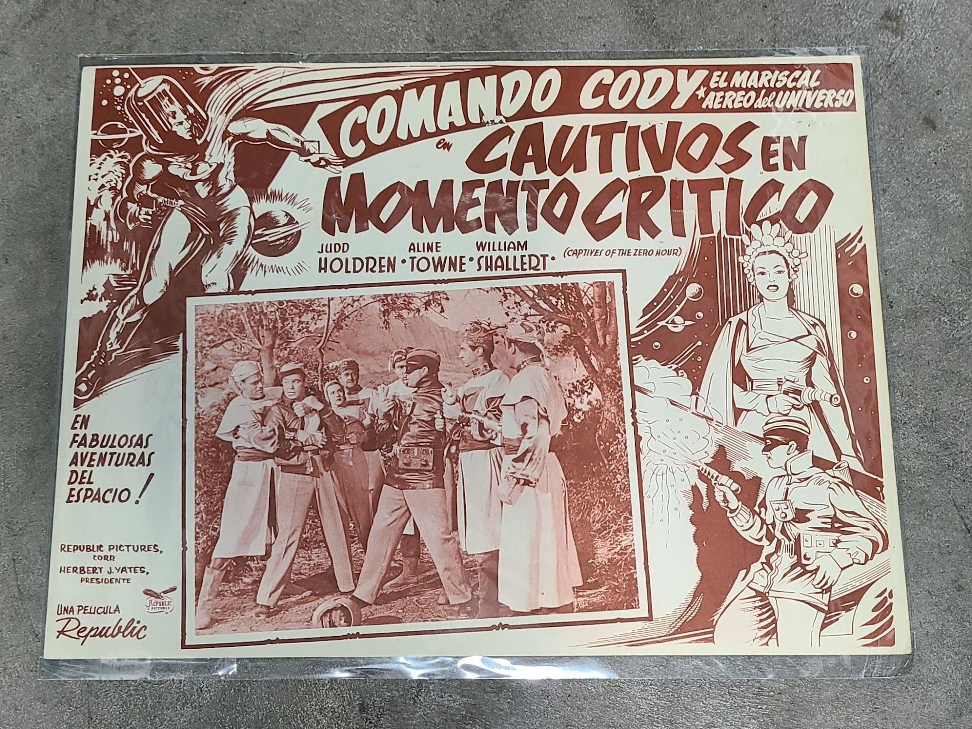 Commando Cody 1953 Mexican Lobby Cards