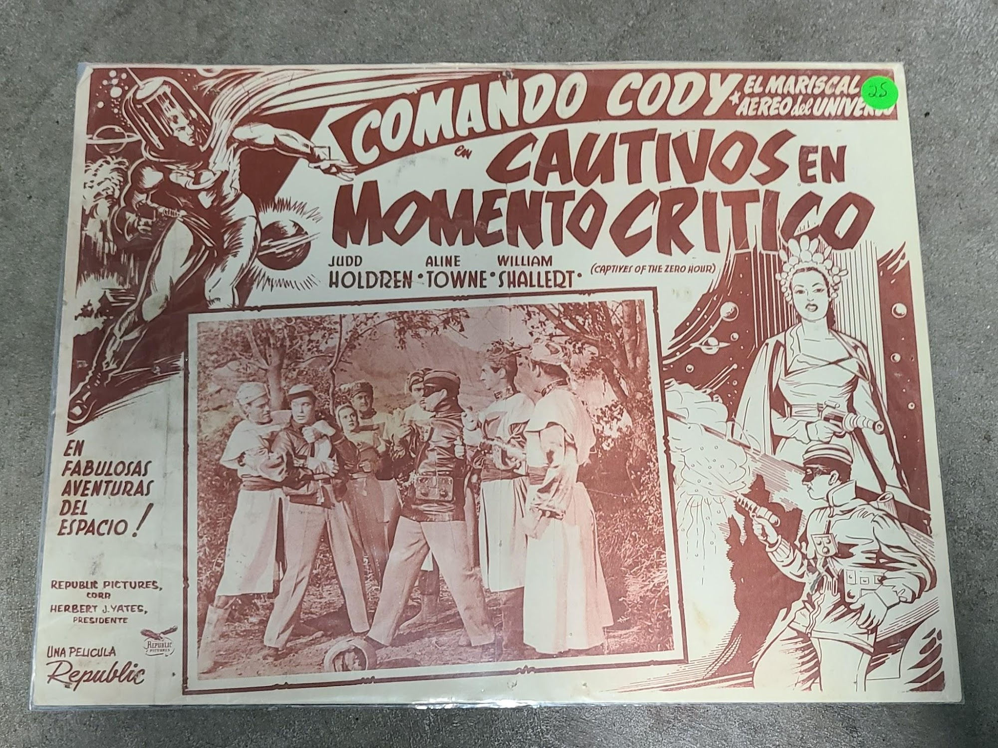 Commando Cody 1953 Mexican Lobby Cards