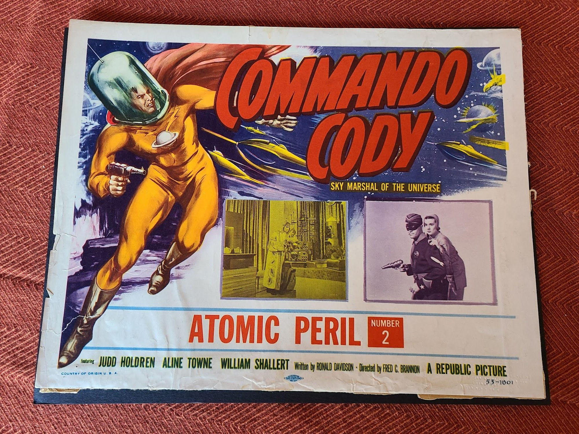 Commando Cody 1953 Scifi/Horror