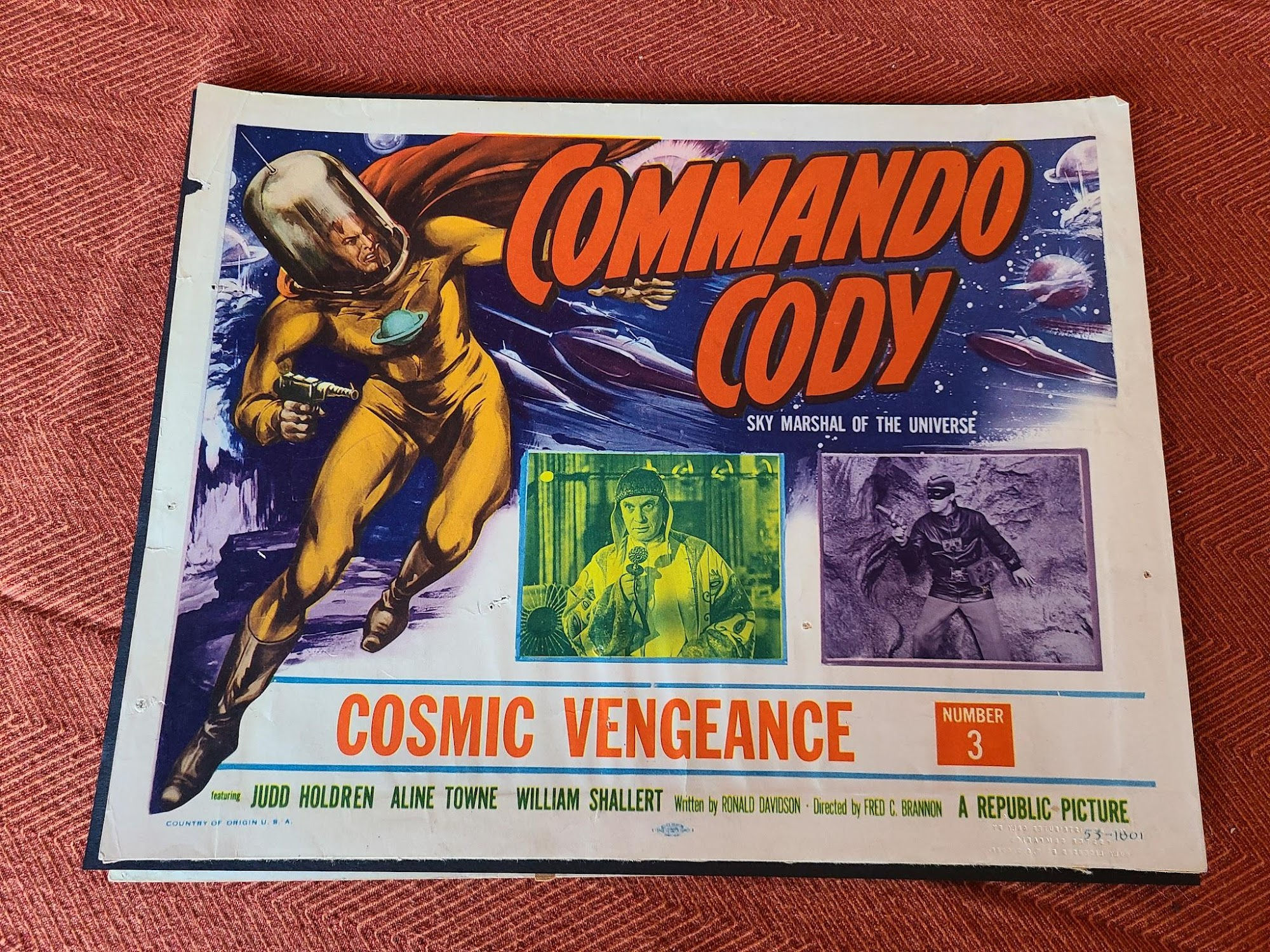 Commando Cody 1953 Scifi/Horror
