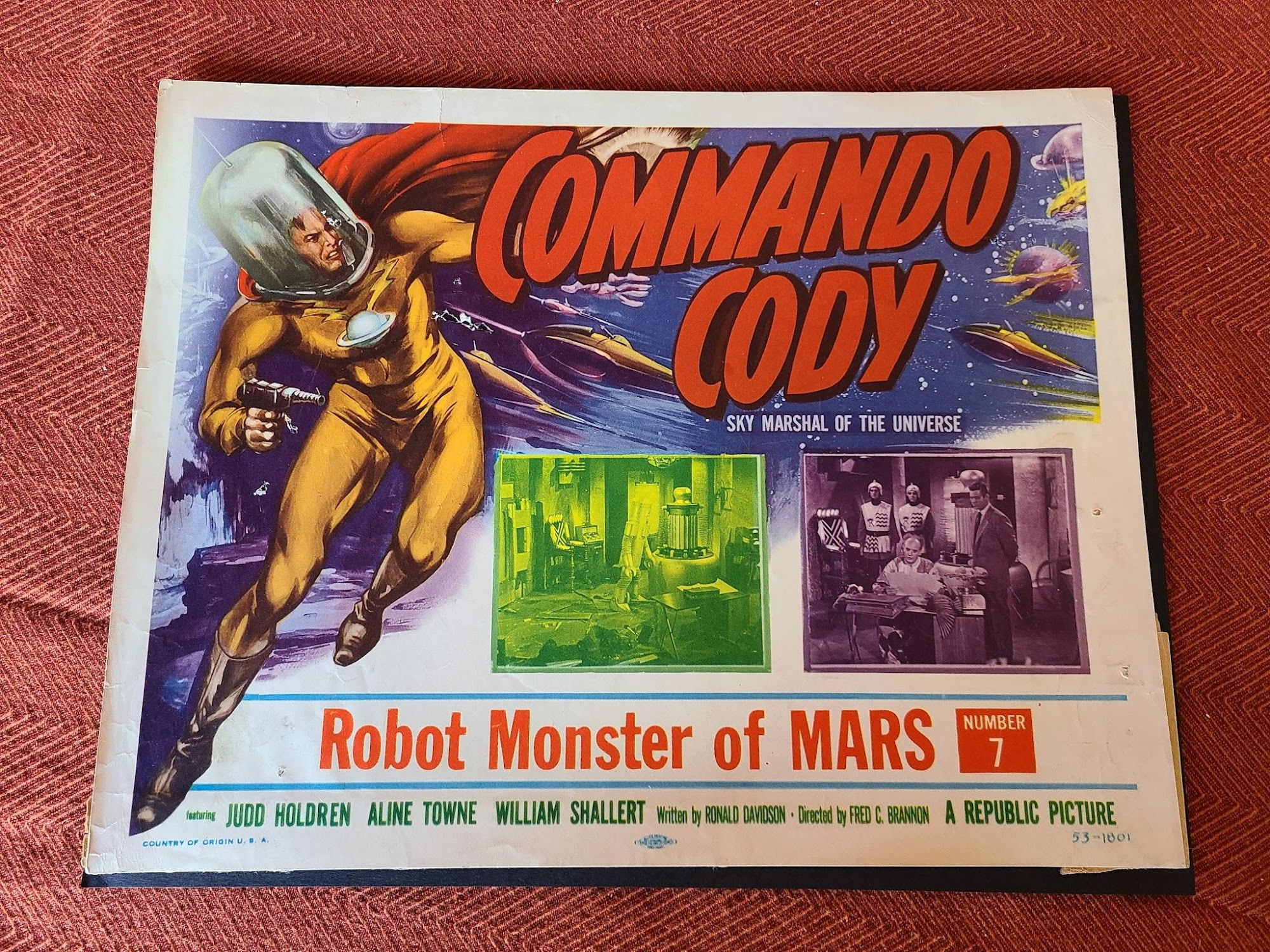 Commando Cody 1953 Scifi/Horror