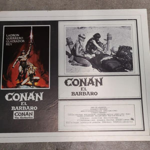 Conan The Barbarian 1982 Mexican Lobby Cards
