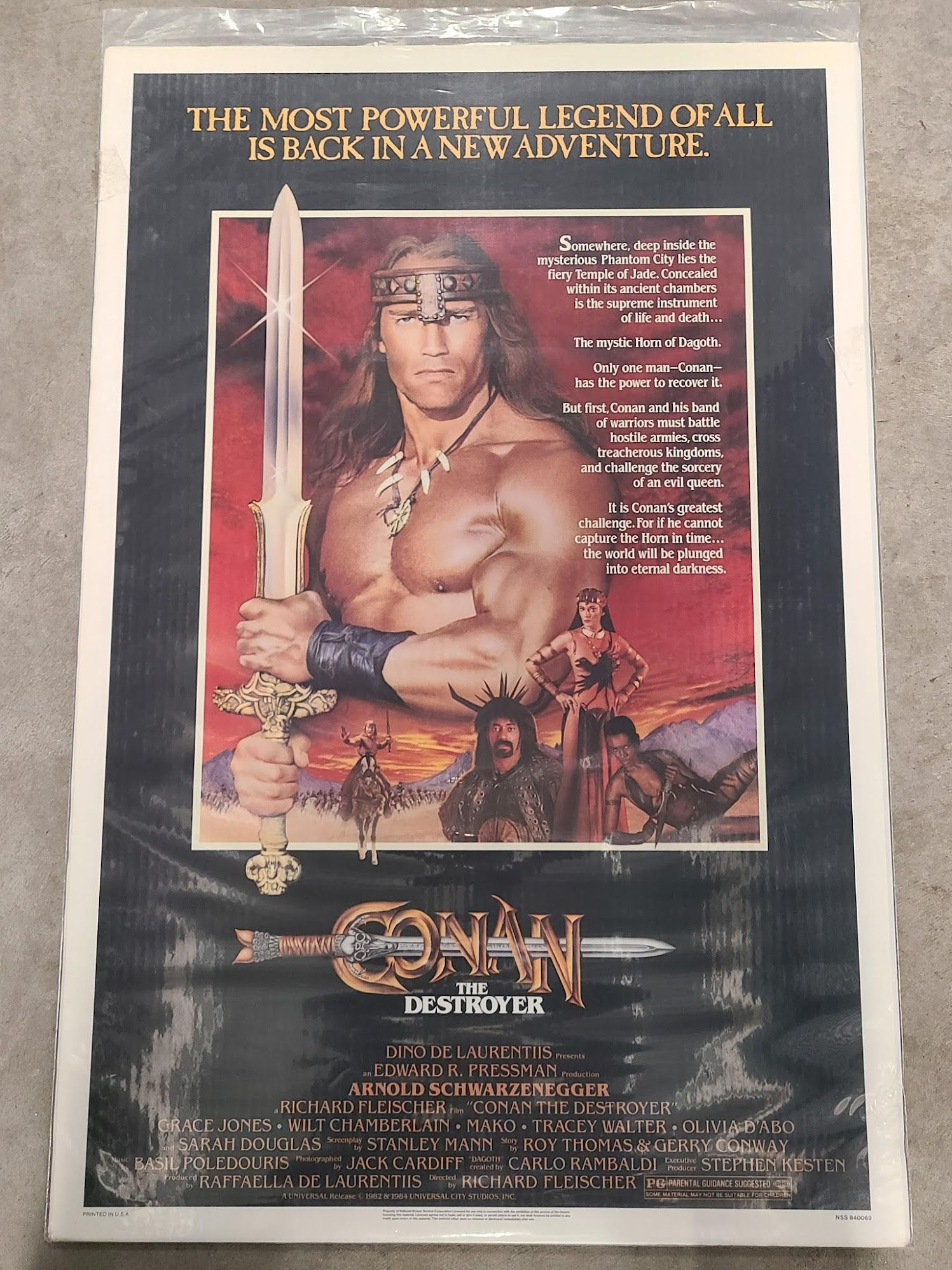 Conan The Destoyer 1984 1 Sheets/US