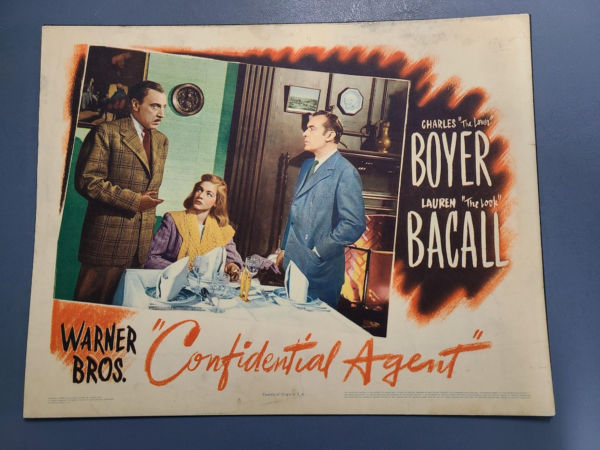 Confidential Agent 1945 General Lobby Cards