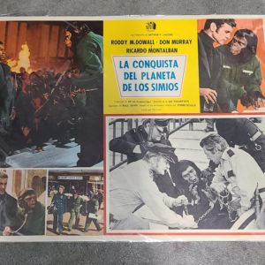 Conquest Of The Planet Of The Apes 1972 Mexican Lobby Cards