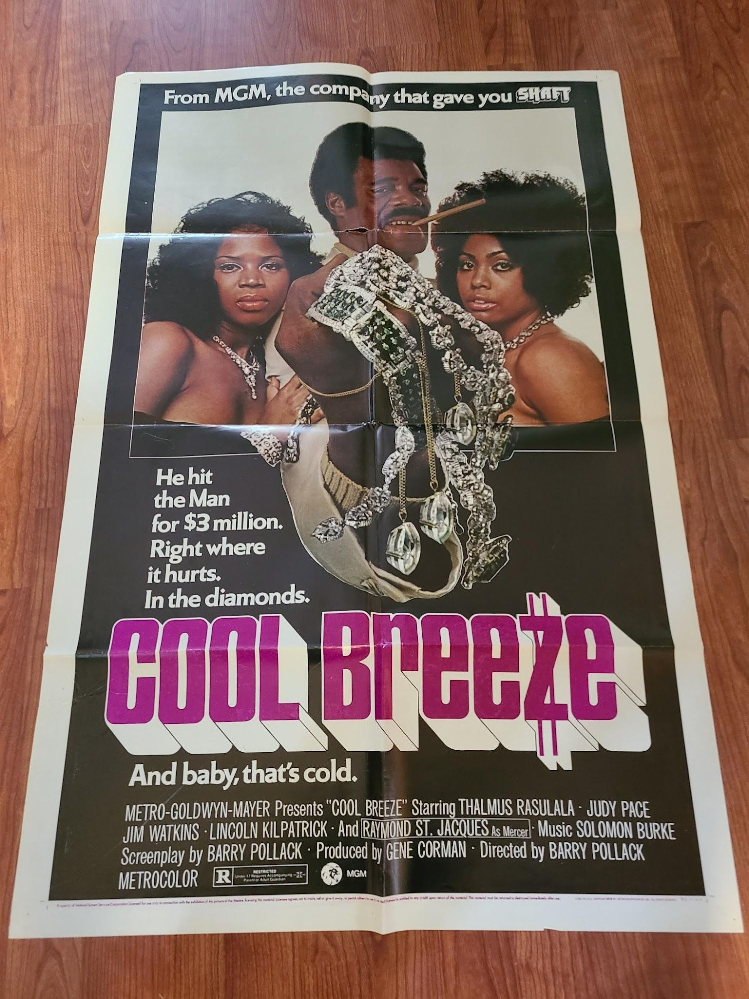 Cool Breeze 1972 1 Sheets/US