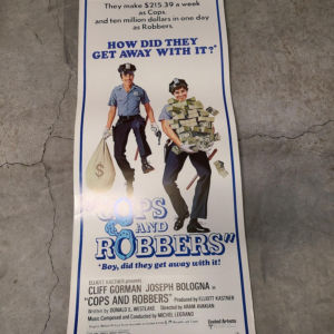 Cops and Robbers 1973 Inserts