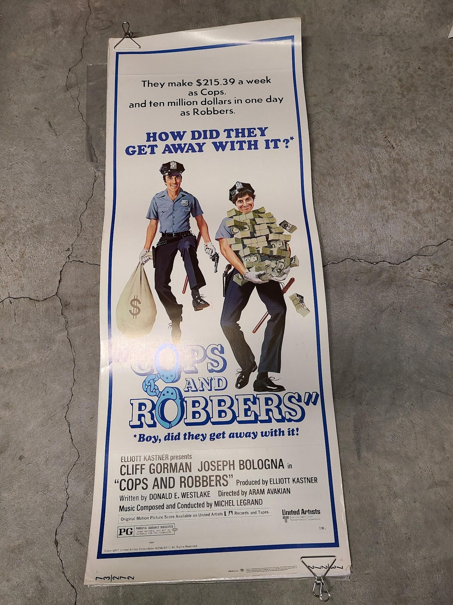 Cops and Robbers 1973 Inserts