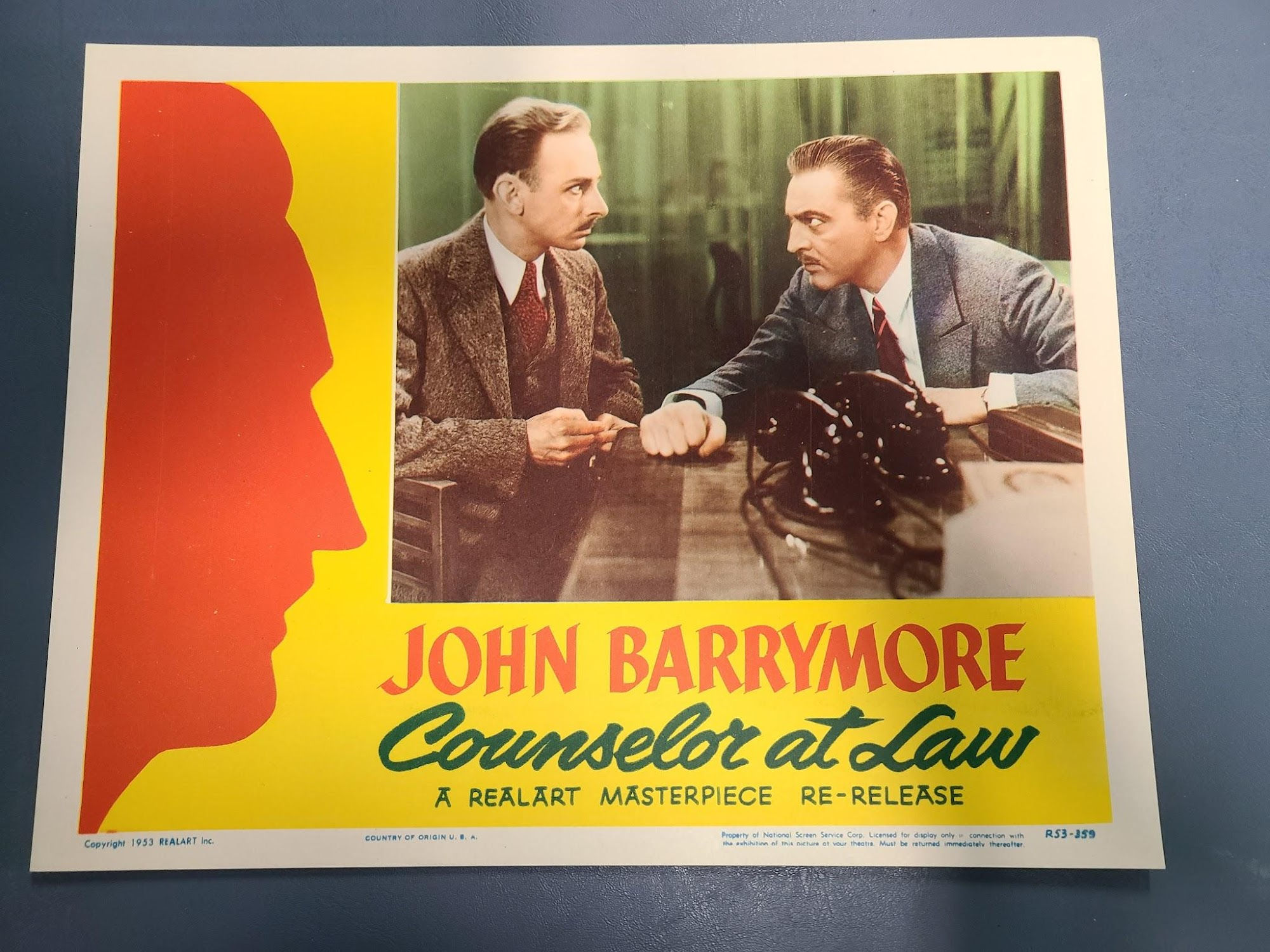 Counselor At Law 1933 General Lobby Cards