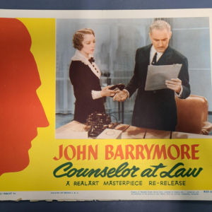 Counselor At Law 1933 General Lobby Cards