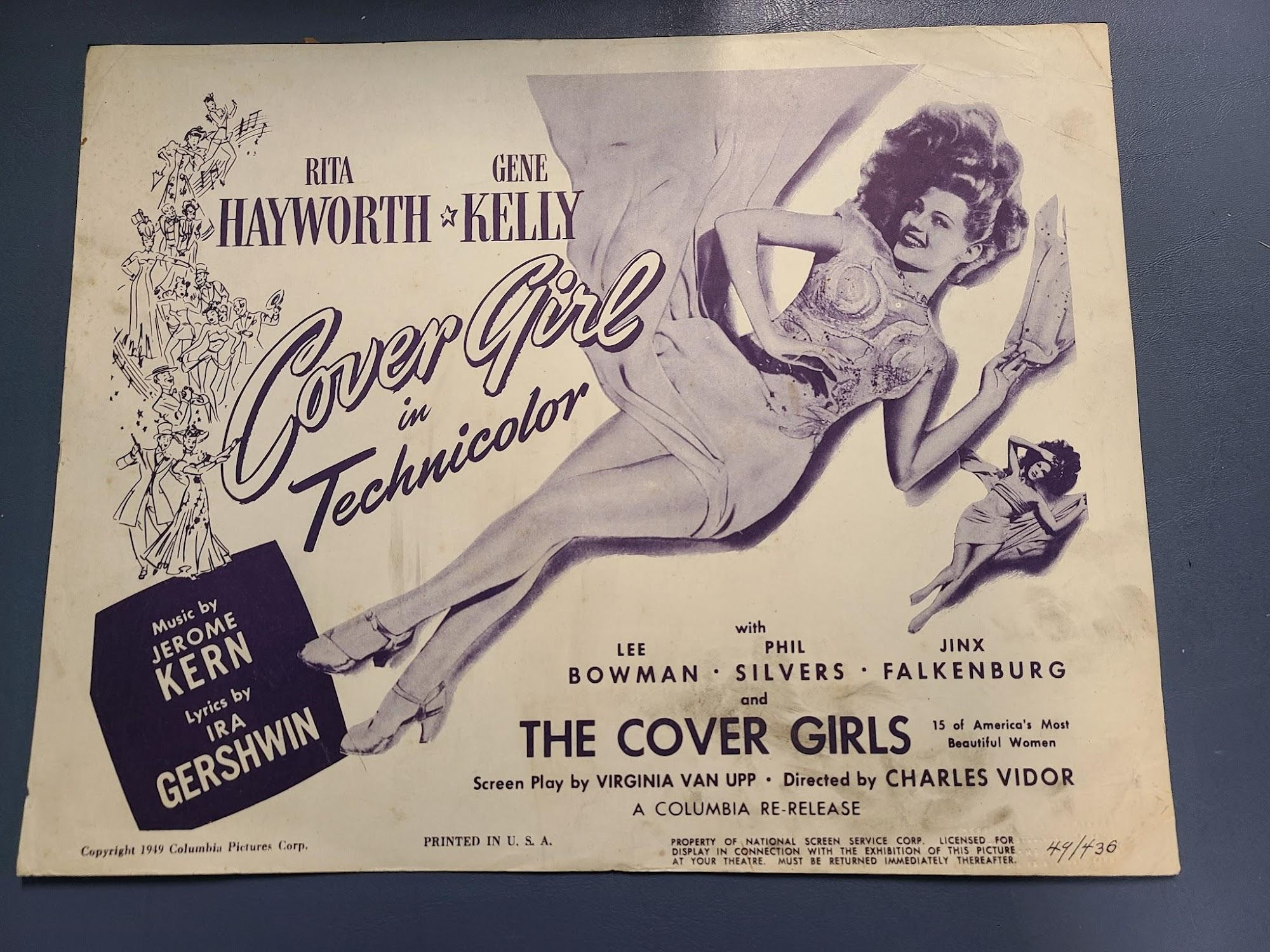 Cover Girl 1944 Title Cards