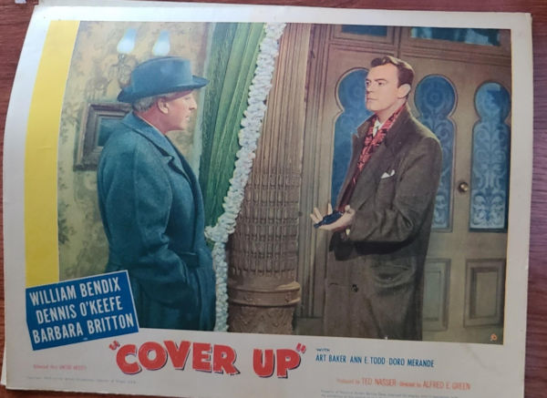 Cover Up 1949 General Lobby Cards