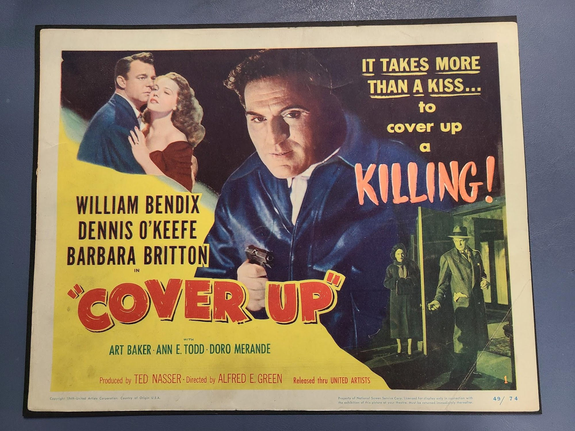 Cover-Up 1949 Title Cards