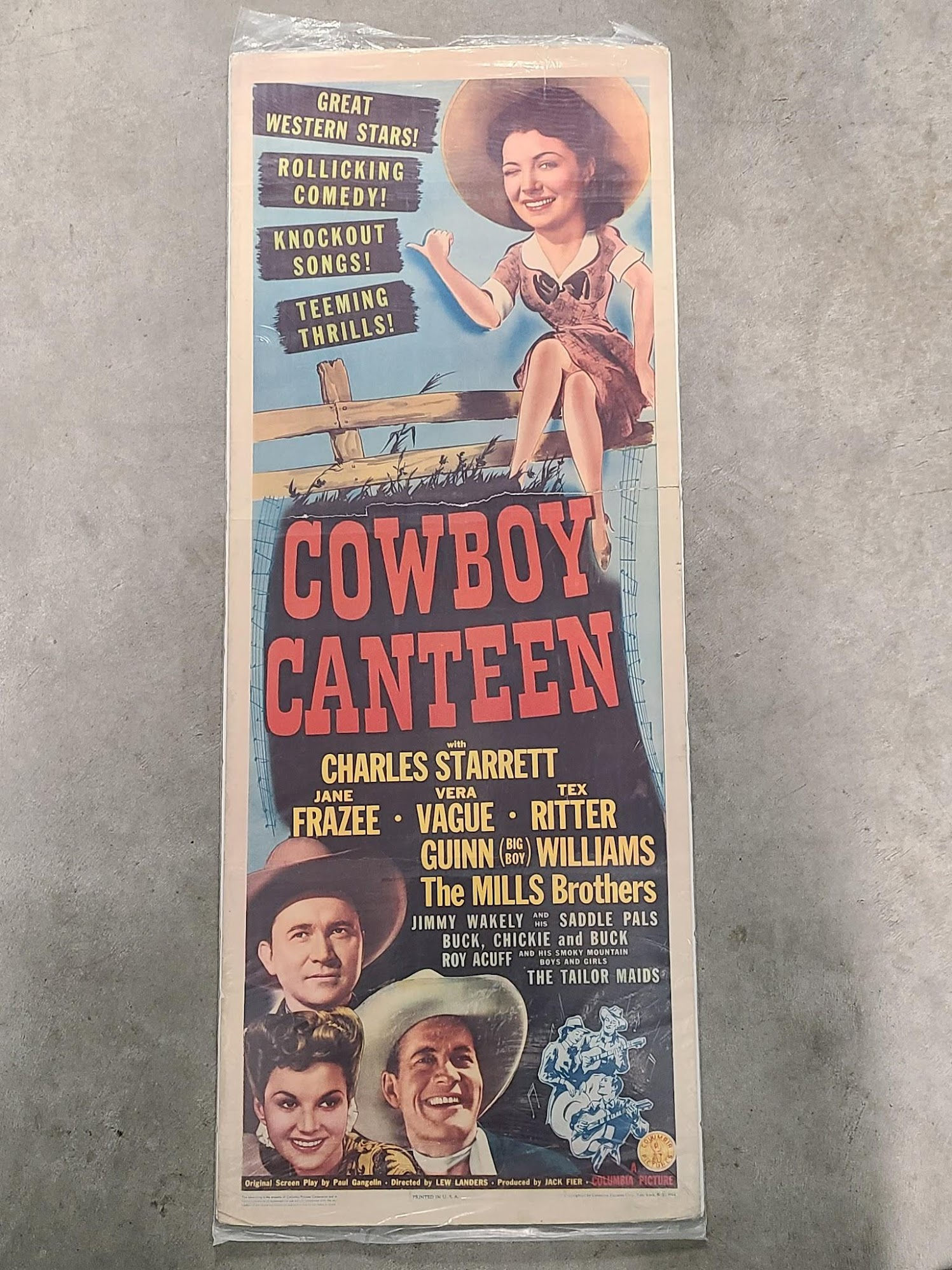 Cowboy Canteen 1944 Inserts
