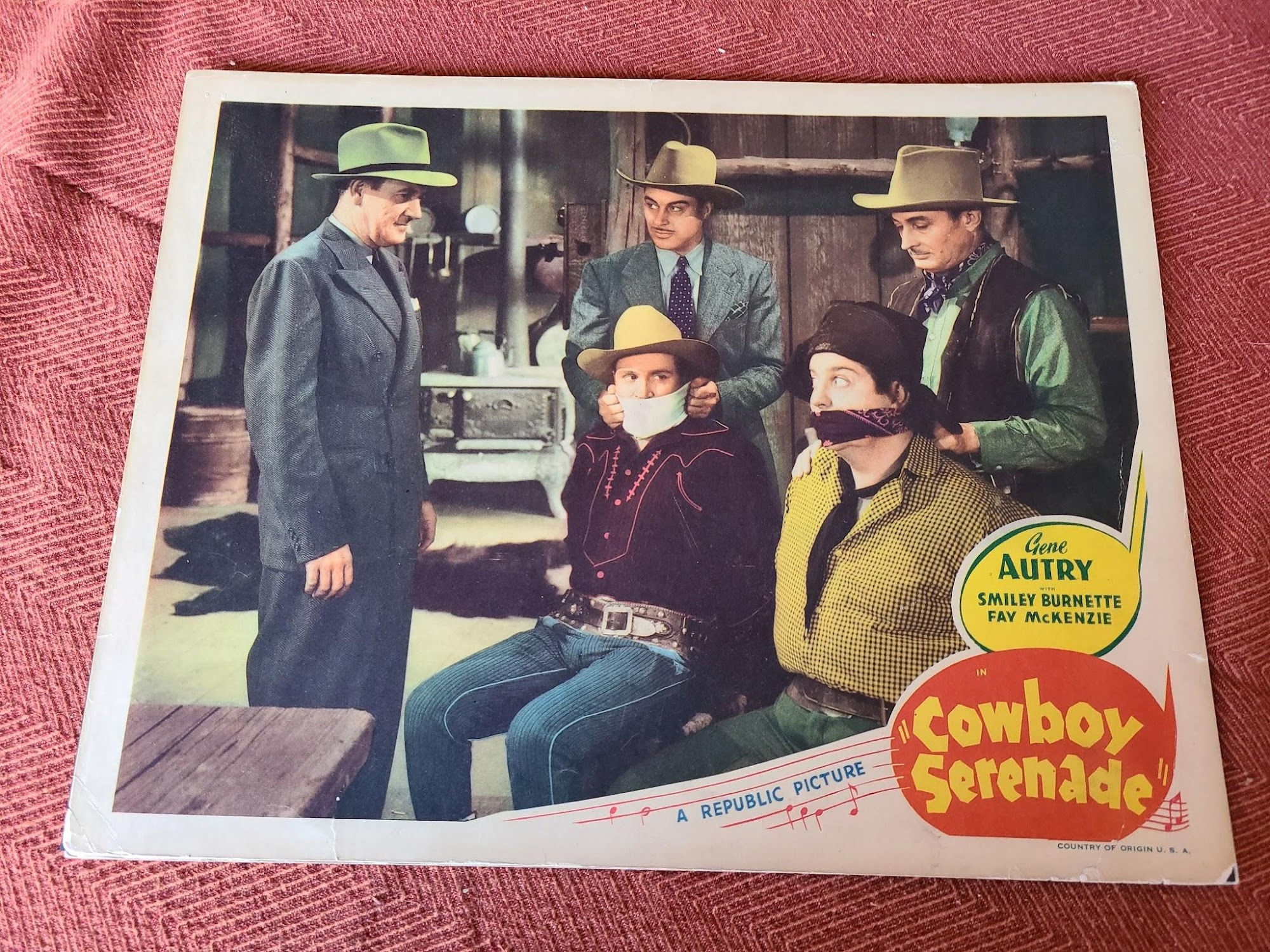 Cowboy Serenade 1942 Western Lobby Cards