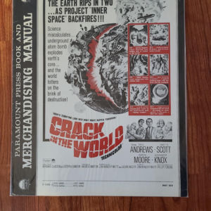 Crack In The World 1965 Press Books