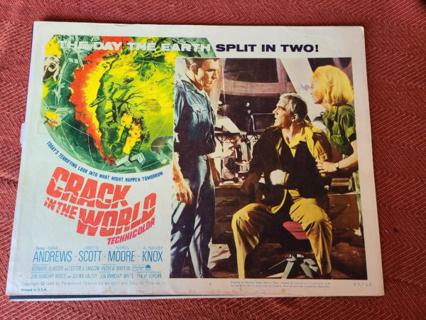 Crack In The World 1965 Scifi/Horror