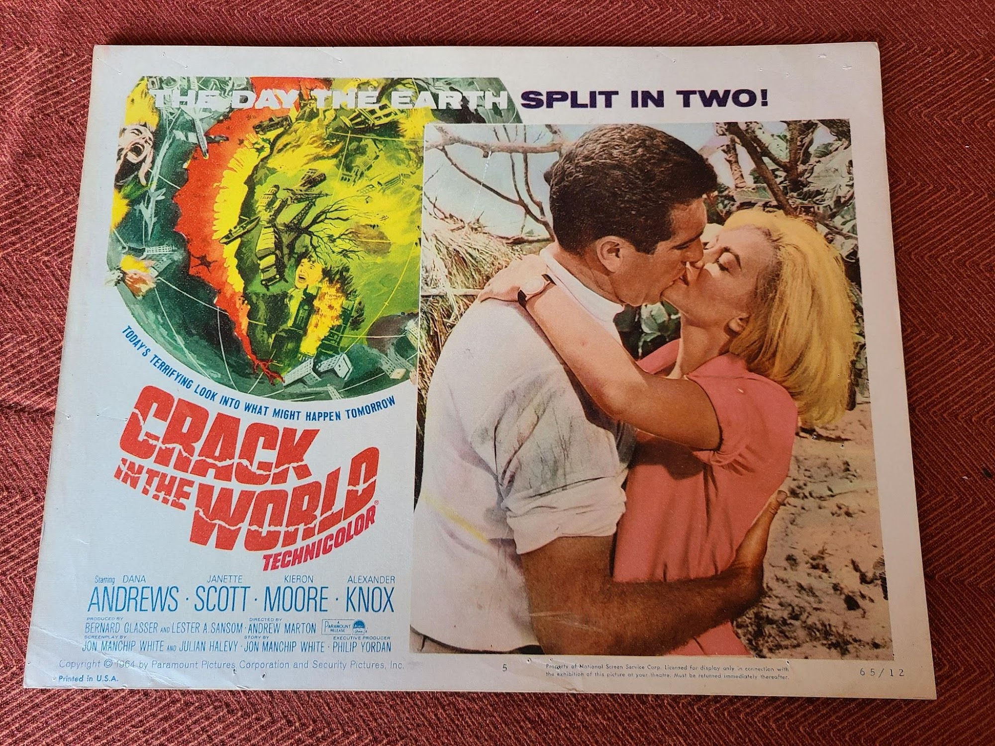 Crack In The World 1965 Scifi/Horror