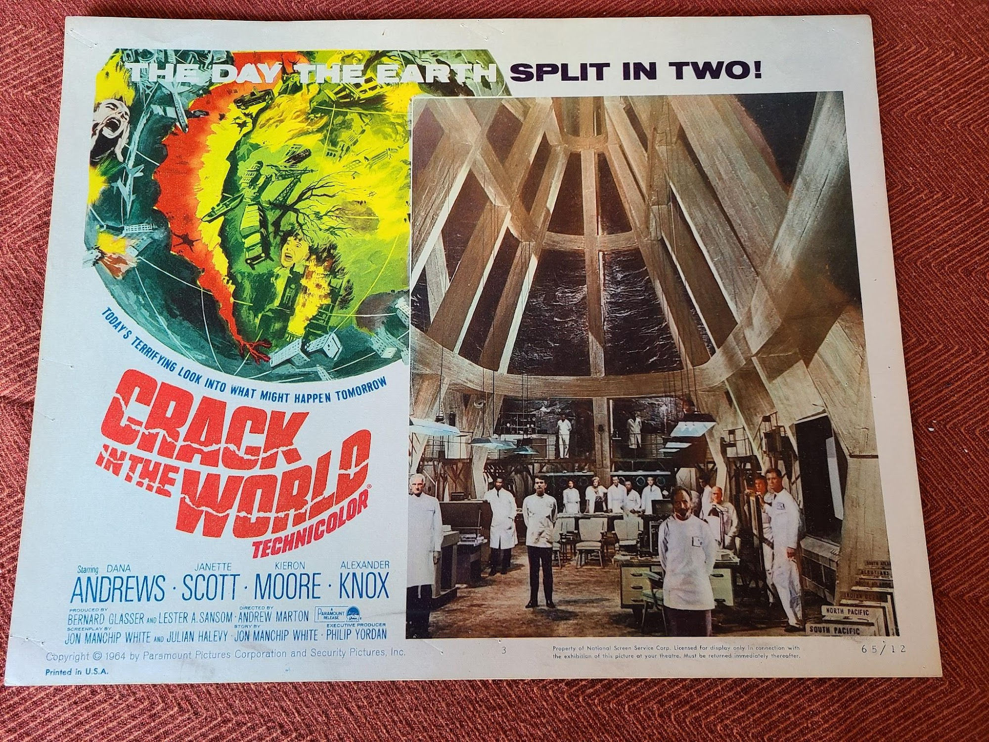 Crack In The World 1965 Scifi/Horror
