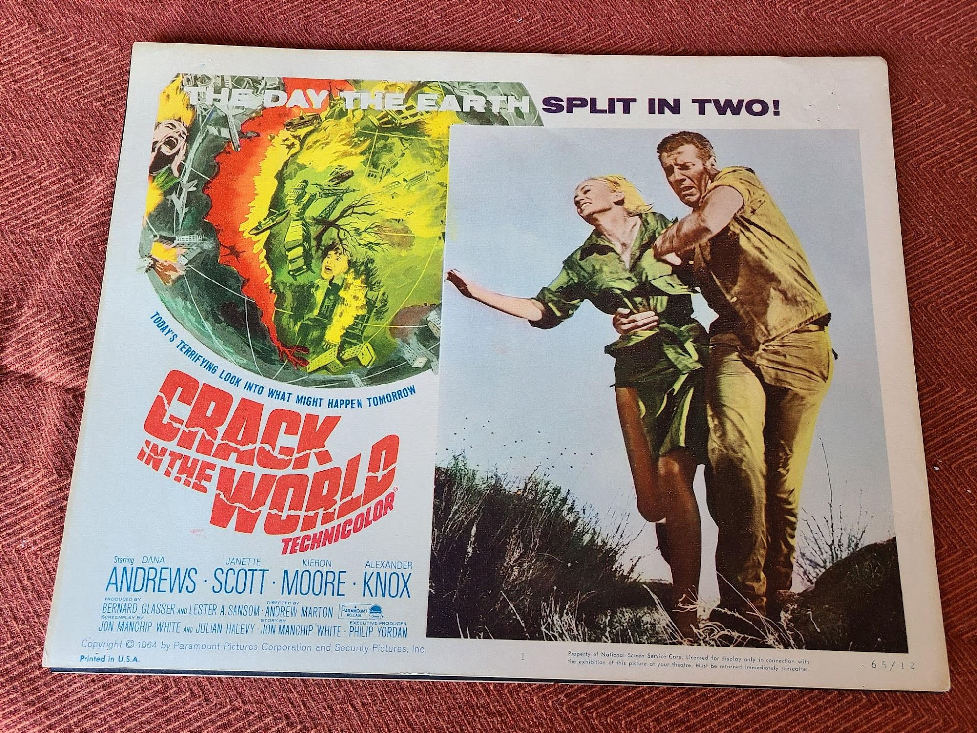 Crack In The World 1965 Scifi/Horror