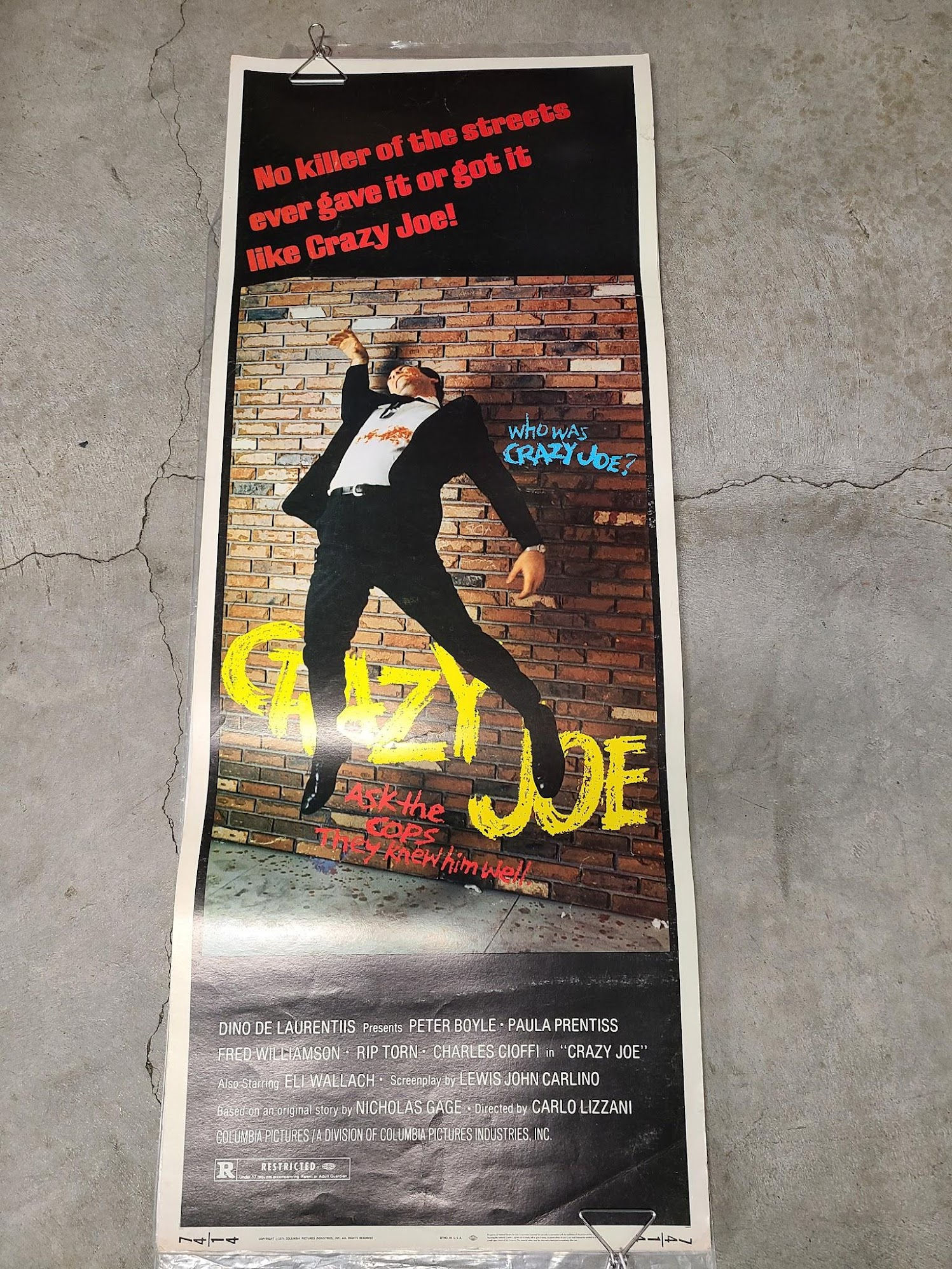 Crazy Joe 1974 Inserts